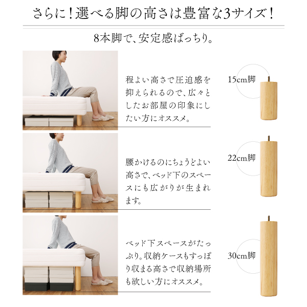 パッド一体型ボックスシーツ付きマットレスベッド【PMB パッド一体型ボックスシーツ付きマットレスベッド【PMB