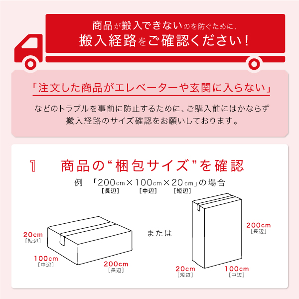 搬入経路をご確認ください!